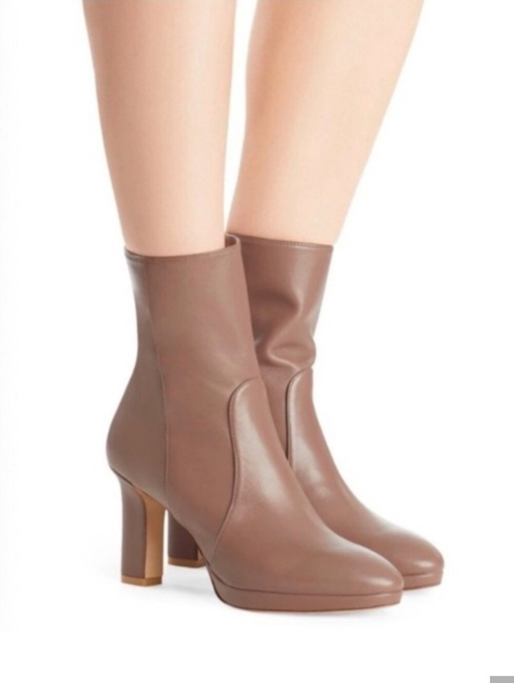 Stuart Weitzman "Rosalind 90" Boot in Taupe Retail $595